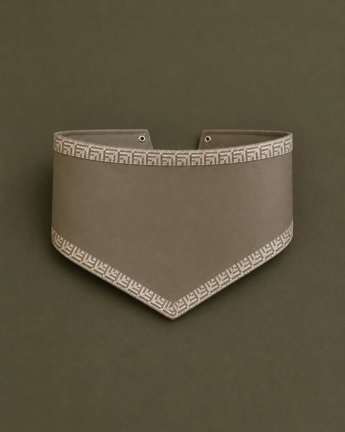Olive Qasab Heritage Thobe