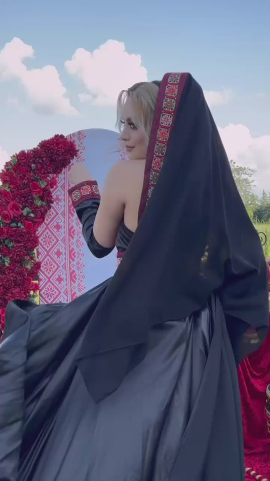 Handmade Palestinian Thob – Traditional Embroidered Dress